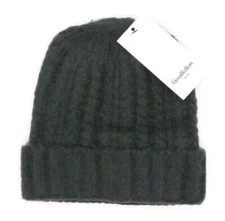 New Goodfellow & Co Dk Green Warm Fluffy Cable Cuffed Beanie One Size Winter Hat