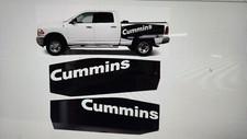 2x Old School Style Bed Side Graphics. Truck Bed Compatible With Dodge.