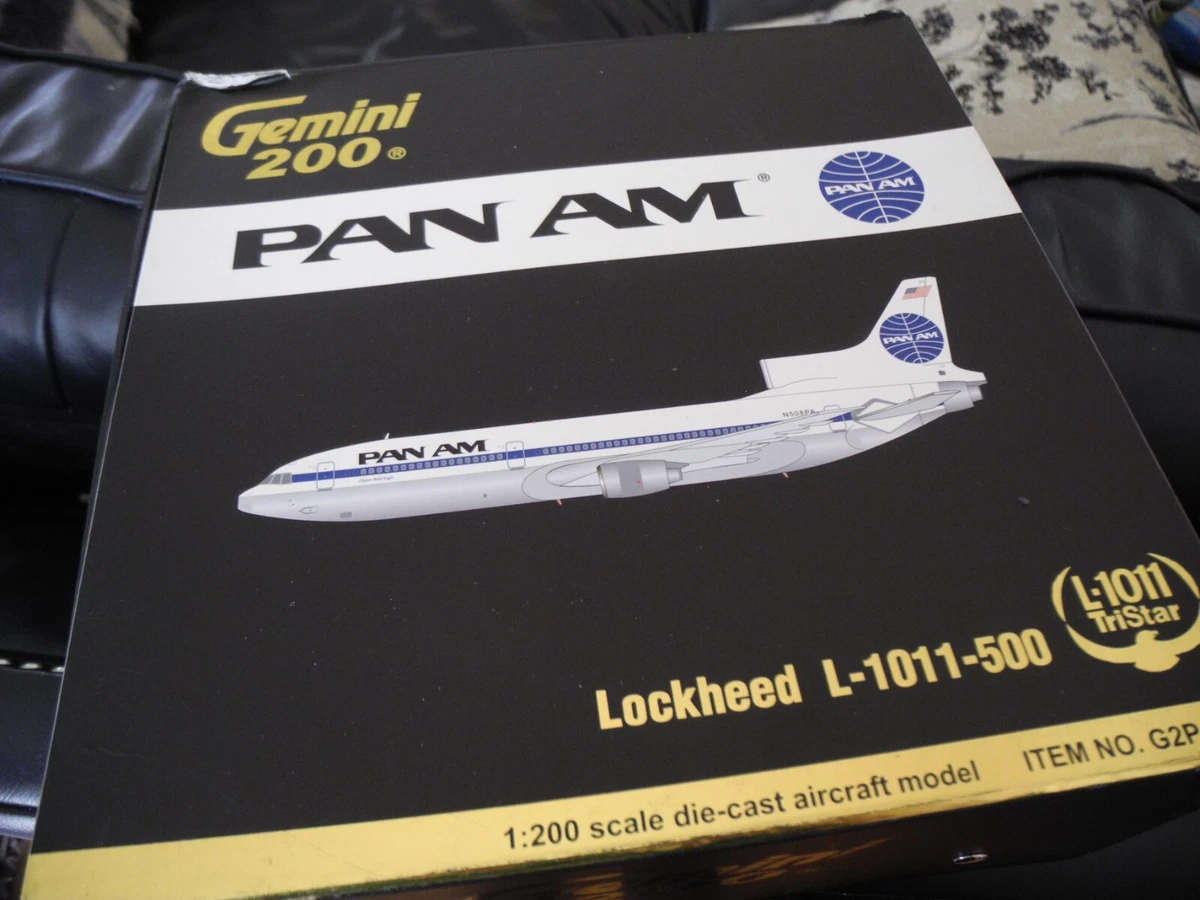 Hard to Find GEMINI JETS L-1011 PAN AM, 1:200, NIB, Retired