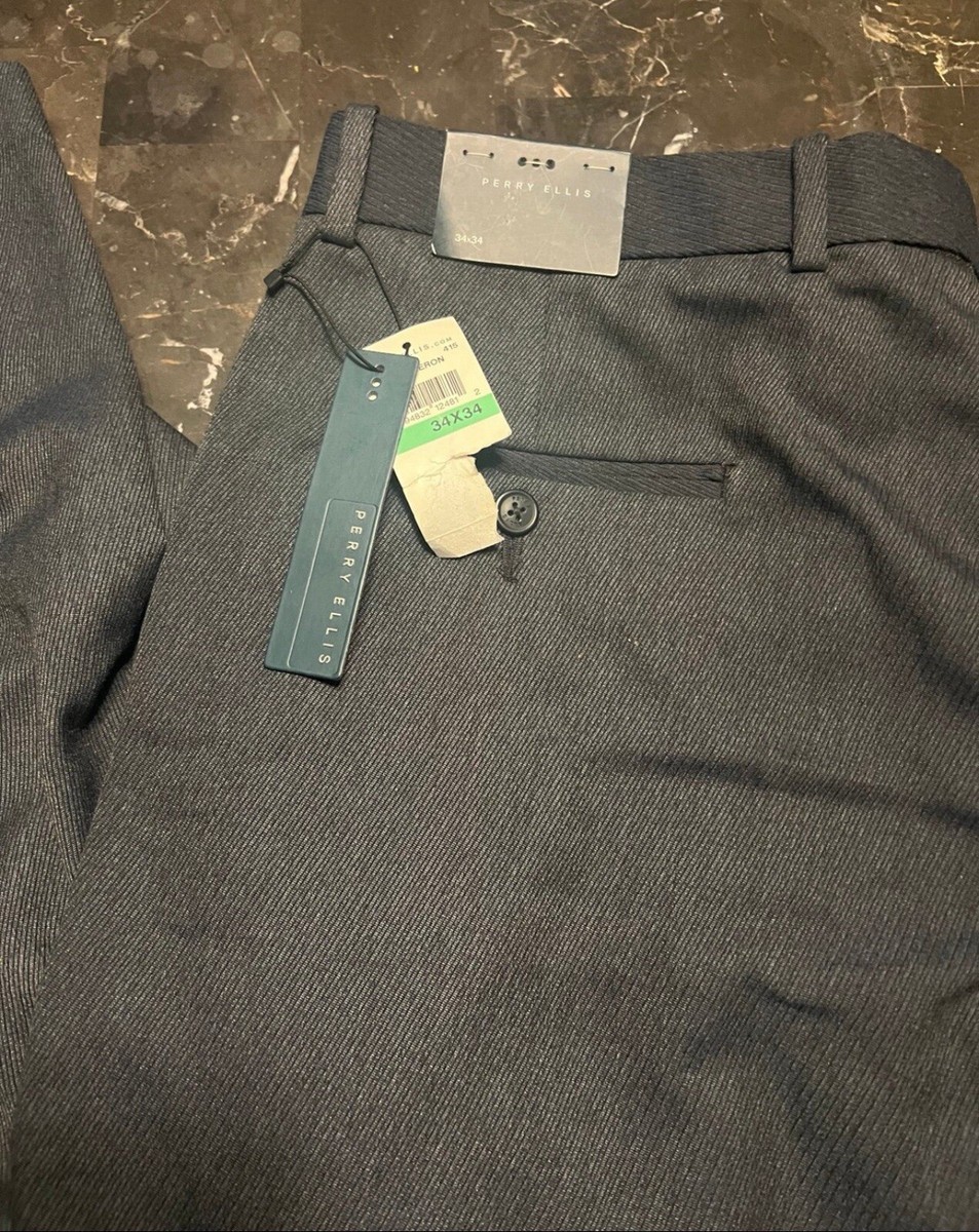 Rn# 37763 / Ca# 55972 Pants Perry Ellis Portfolio Men's Performance Dress Pant, Modern Fit, Non Pants For Men - Foto 6