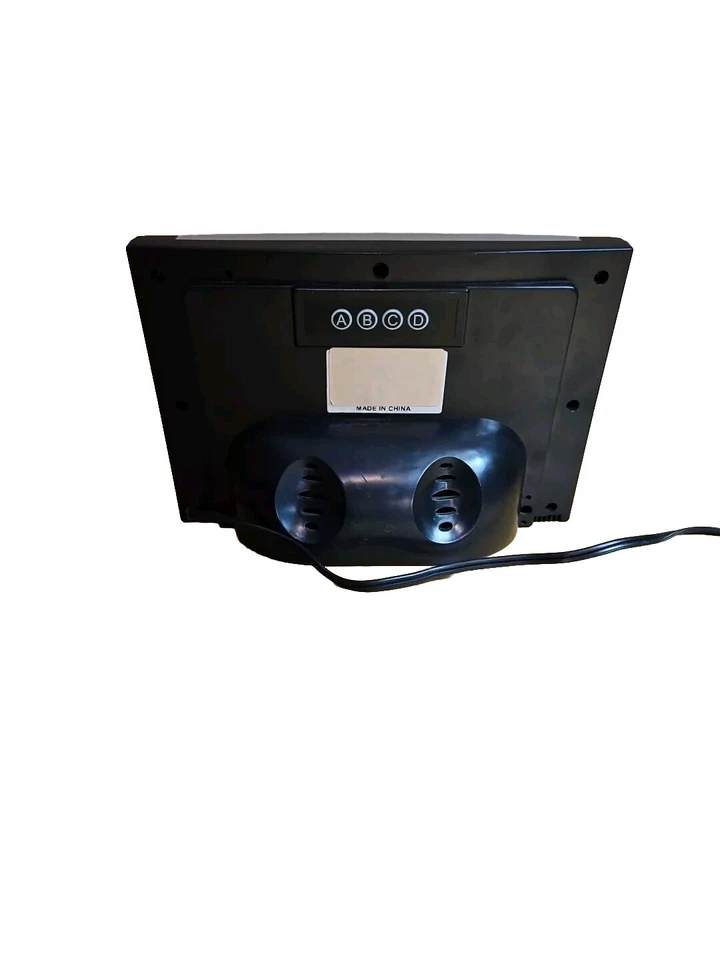 Reloj despertador vintage de baloncesto de la Universidad de Kansas con fecha y temperatura Foto 4 de 4