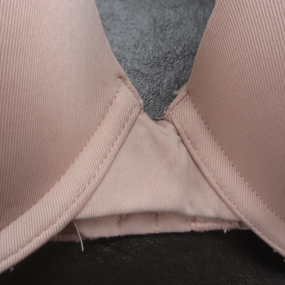 Sujetador Ellen Tracy 34B Rosa Acolchado Con Aros Cierre Ajustable Espalda Foto 3 de 4