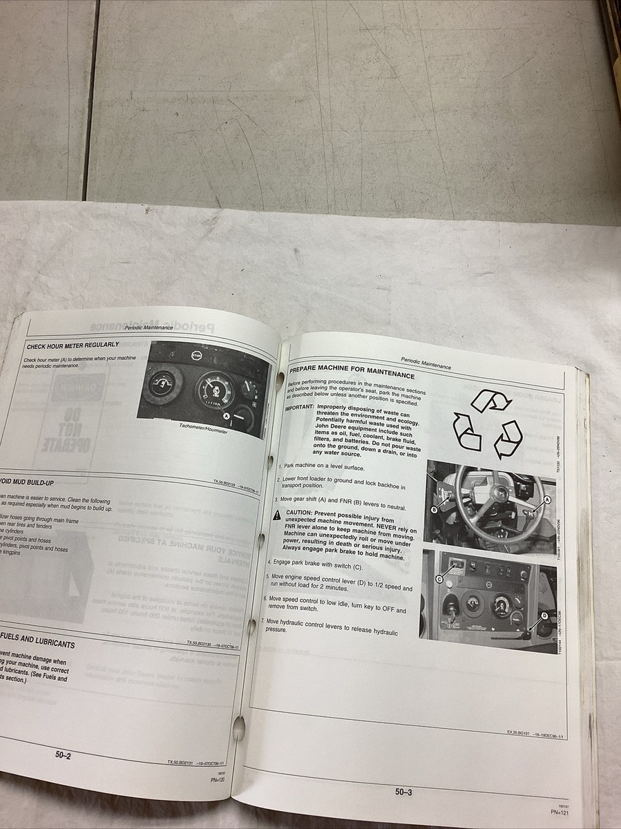 JD Manual OMT163296 I7 310E Backhoe Loader | eBay