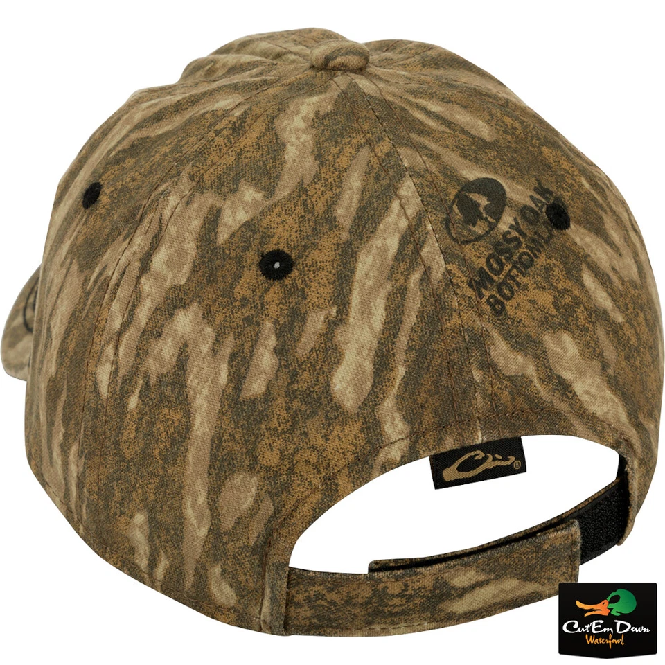 Drake Waterfowl Camo Hunting Cotton Twill Hex Patch Cap - Image 2 of 2