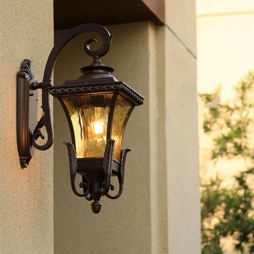 Garden Wall Lights Outdoor Wall Lamp Bar Wall Sconce Balcony Glass Wall Lighting - Picture 6 of 8