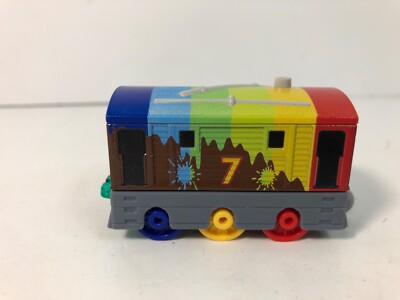 Thomas & Friends Multi-Color TOBY 2020 Metal Engine Rainbow Paint Die Cast FUN!