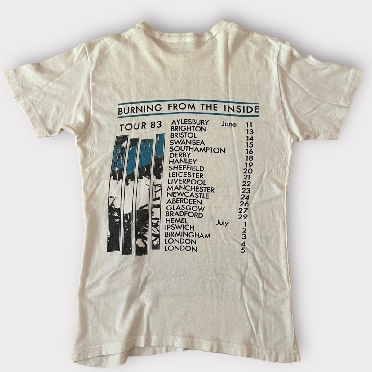 1983 Bauhaus UK/Euro Tour Vintage Band New Wave Tee Shirt 80s