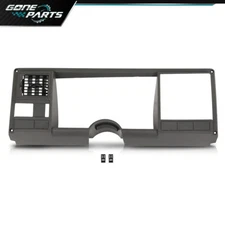 Gauge Cluster Dash Bezel Trim Gray Fit For 1988-1994 Chevrolet GMC C/K Truck