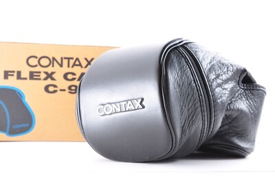[Unbenutzt in Verpackung] Contax Flex Case C-9 für Aria analoge 35-mm-Spiegel...
