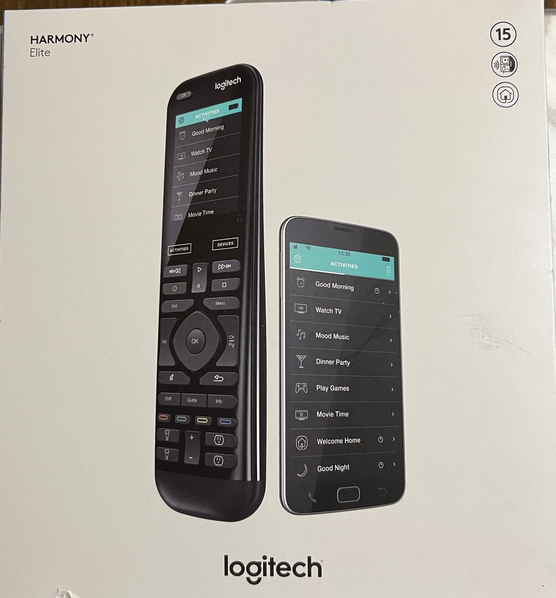 Logitech Harmony Elite Universal Home Remote Control All In One 915 000256 Alexa