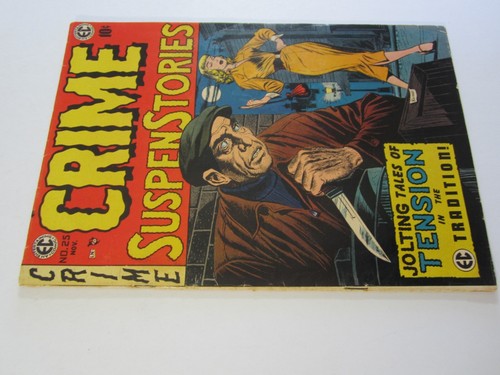 Crime SuspenStories #25 VG+ (EC, Okt. 1954) Jack Kamen Cover Art! - Bild 3 von 4