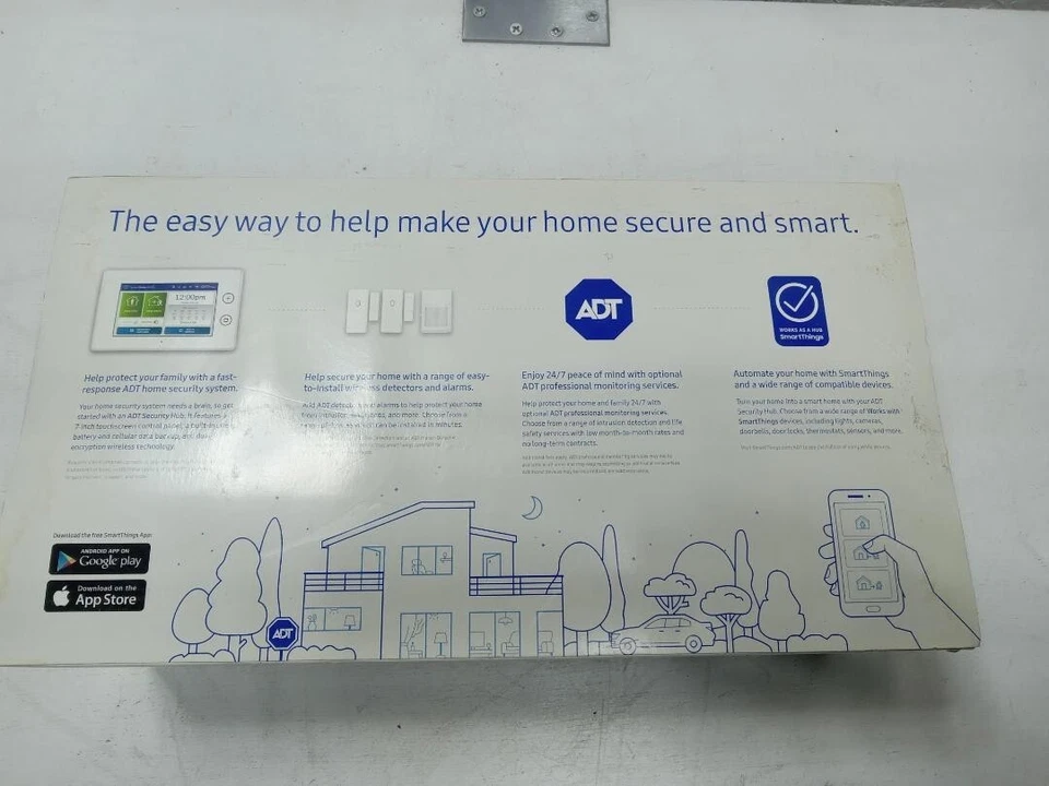 ADT Home Security Starter Kit Samsung SmartThings Motion Alarms F-ADT-STR-KT-1 - Image 4 of 4
