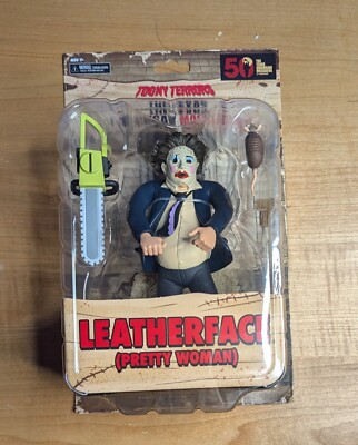 NECA Toony Terrors The Texas Chainsaw Massacre 50th LEATHERFACE PRETTY WOMAN