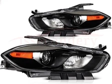 Pair Left Right Headlights Assembly For 2013-2016 Dodge Dart CH2503240