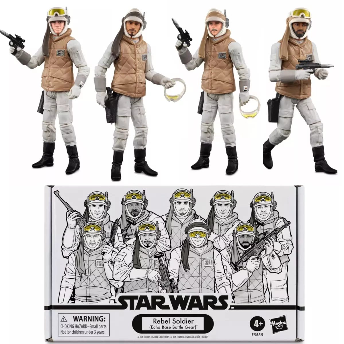 Star Wars (The Vintage Collection) - Hasbro - Rebel Soldier (Echo Base  Battle Gear) - The Empire Strikes Back