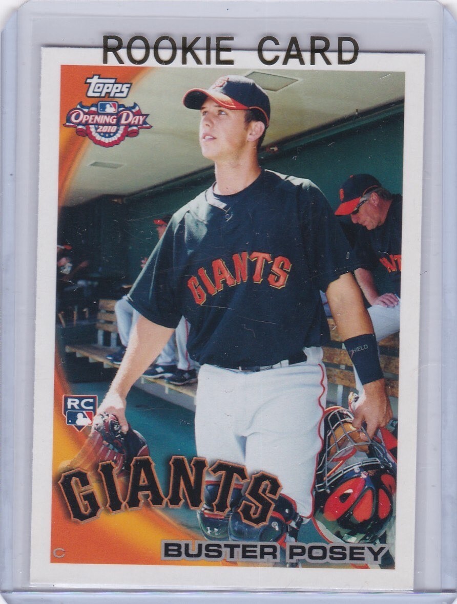 BUSTER POSEY ROOKIE CARD 2010 Topps Baseball San Francisco Giants