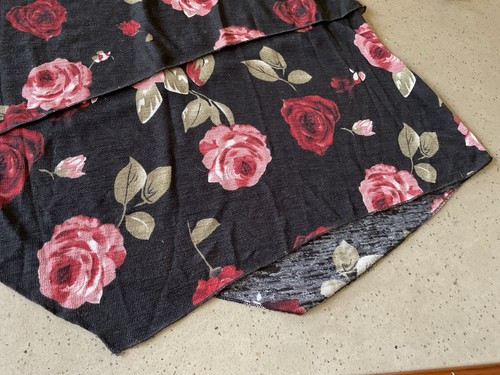 Caroline Morgan Black Floral Rose Print Jumper Top Tunic Sweater Pullover Sz 14 - Picture 10 of 12