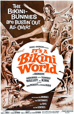 It's a Bikini World ビンテージポスター IT'S A BIKINI WORLD (1967) | VINTAGE POSTER SCR