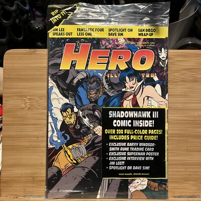 HERO ILLUSTRATED COMICS MAGAZINE # 5 - NOVEMBER 1993 Factory