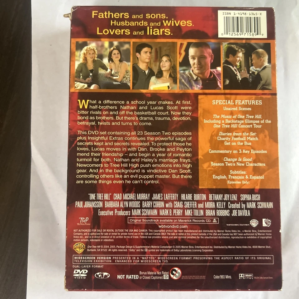One Tree Hill Series 2-9 DVD Sets 2 3 4 5 6 7 8 9 W/Inserts VG Free Ship - Image 4 of 4