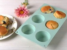 Katie Alice Cottage Flower 6 Cup Silicone Muffin Mould Great Secret Santa Gift