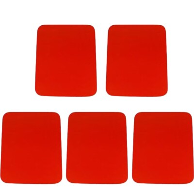 5 Pack Belkin Standard Red Mousepad with Neoprene NonSlip Backing