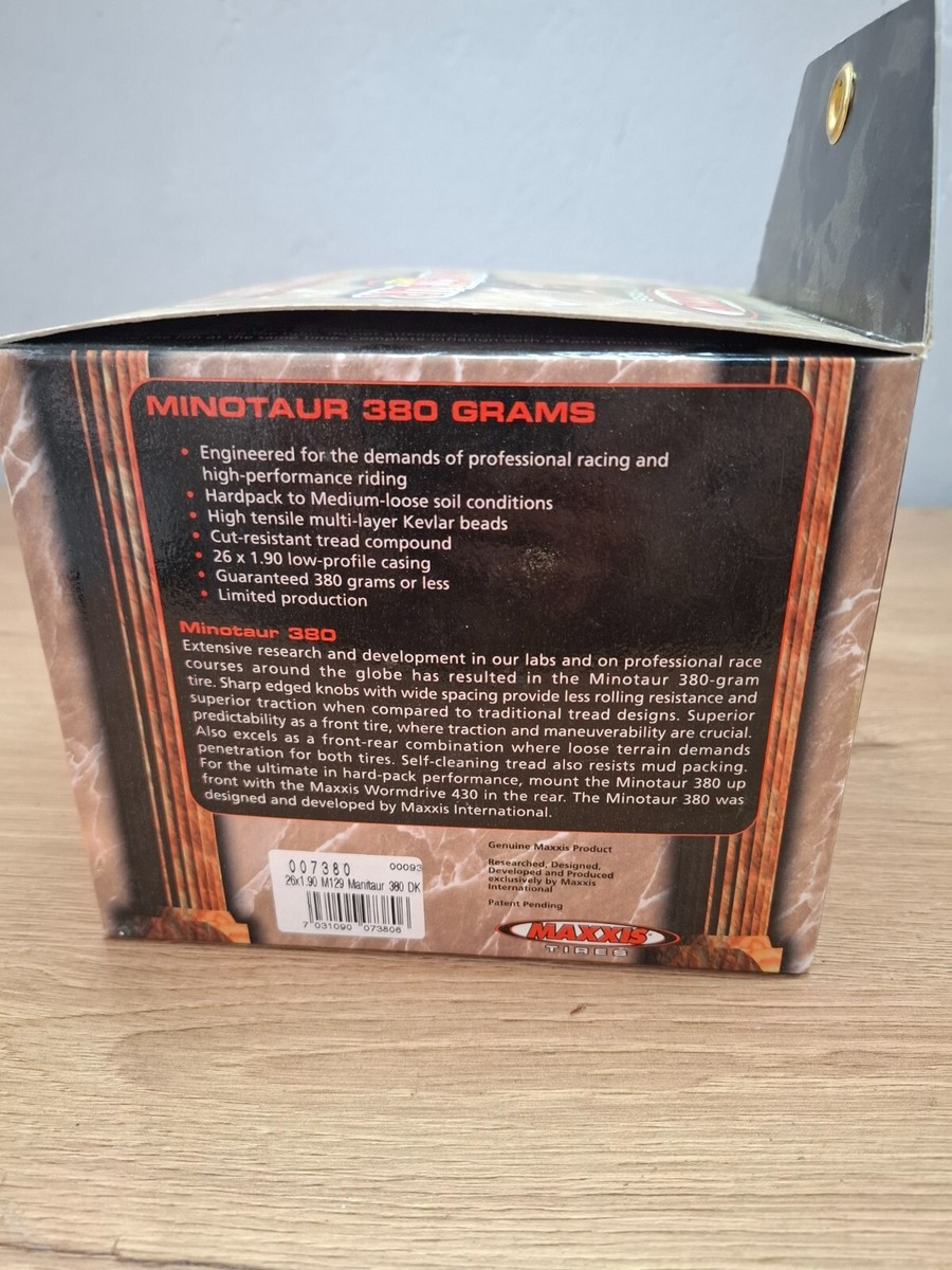 Retro Vintage Bicycle Parts NIB NOS Maxxis Minotaur Tire - 26 x