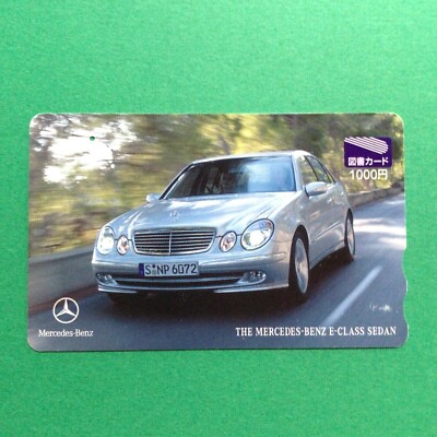 Mercedes-Benz E-Klasse Limousine Prepaid Buch Karte Auto Japan