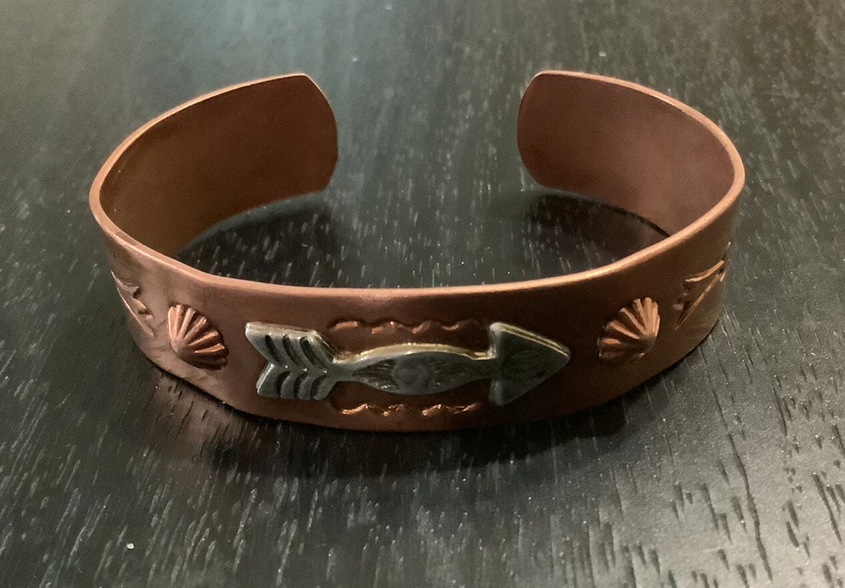 Native american 2024 copper cuff bracelets