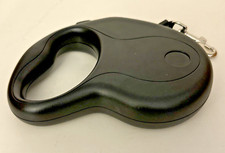 15 ft Black Retractable Dog Leash