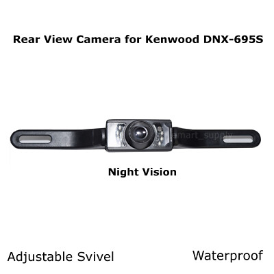Rear View Camera Backup License Plate Night for Kenwood DNX-695S DNX695S