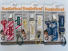 3 packs BooginHead Baby Newborn PaciGrip Pacifier Clip, For Teether, Soothie