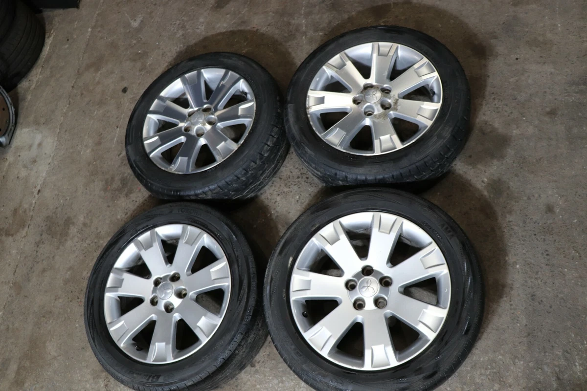 4X MITSUBISHI OUTLANDER ALLOY WHEELS WITH TYRES 225/55 R18  