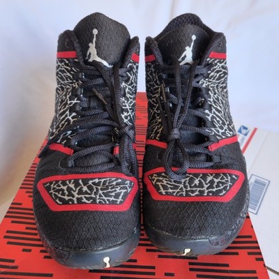 Nike Air Jordan 29 Black Gym Red Basketball Shoes Mens 9.5 Rare w