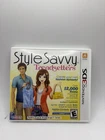Style Savvy: Trendsetters (Nintendo 3DS, 2012) CIB Complete-Tested