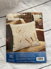 "Butterflies"  021-1329 14" x 14" Candlewicking Embroidery Kit by Janlynn NEW 