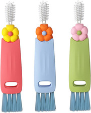 3 in 1 Cup Lid Gap Cleaning Brush Set Multifunctional Cup Lid Gap Cleaner Portab