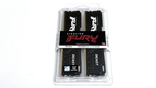 Kingston FURY Beast 16GB (2 x 8GB) DDR4 3200MHz memory Kit (KF432C16BBK2/16) NEW - Picture 2 of 9