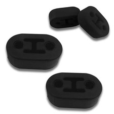 4 Pcs Exhaust Hanger Rubber, Universal Polyurethane Exhaust/Muffler 2 Holes