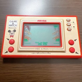 NINTENDO GAME AND & WATCH Mickey Mouse 1981 Wide Screen From Japan Very Rare