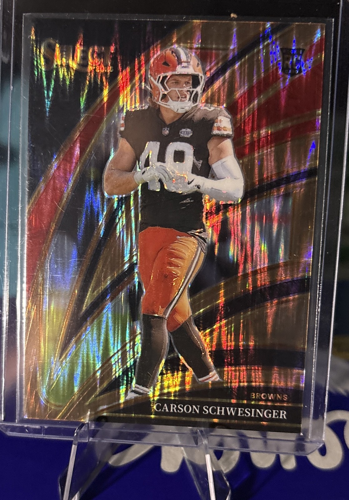 2025 Panini Select - Club Level Carson Schwesinger #254 Copper Shock Prizm /899
