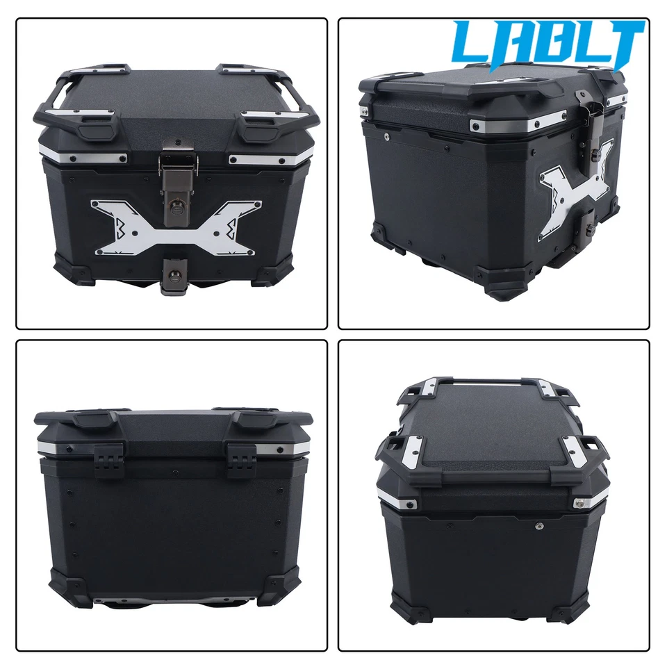 Водонепроницаемый верхний чехол для мотоцикла LABLT 45 л задняя коробка спинка и монтажная пластина - Изображение 3 из 4