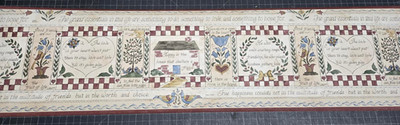 Americana Wallpaper Border Rustic Country Wall Decor Inspirational Quote HH25363