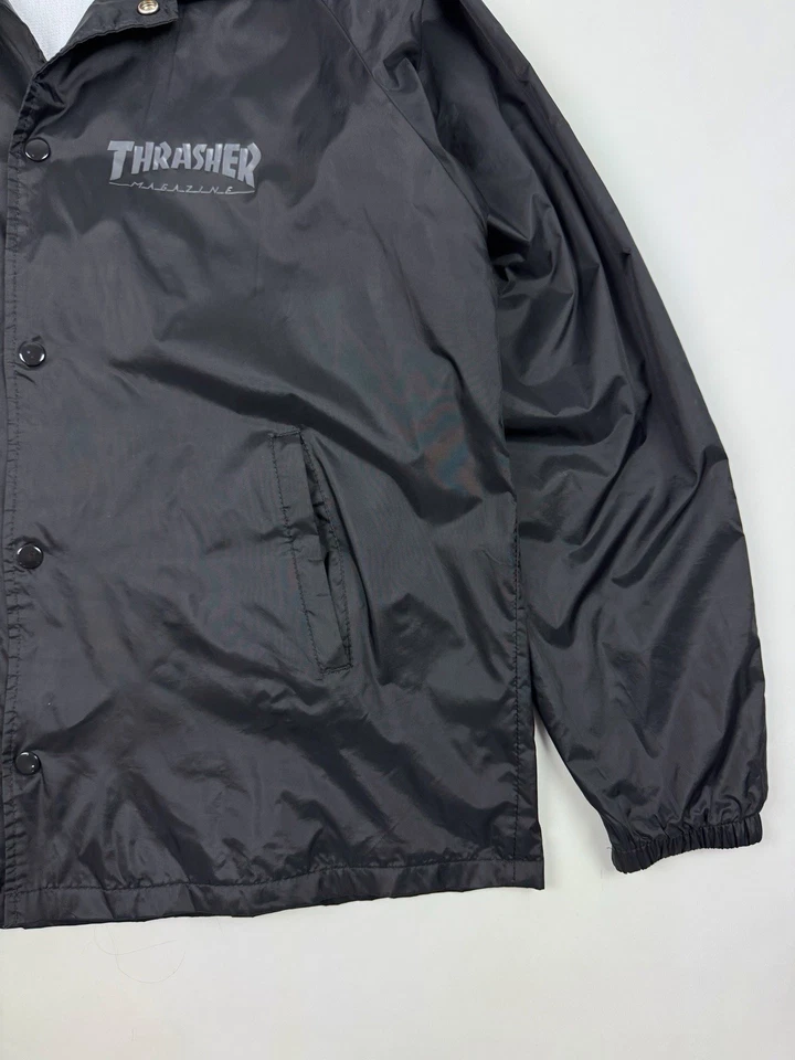Chaqueta negra Thrasher Skate and Destroy Coach Foto 4 de 4