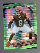 2025 Panini Prizm Neon Green Pulsar Prizm Jeremiah Owusu-Koramoah #159