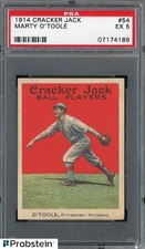 1914 E145 Cracker Jack #54 Marty O'Toole PSA EX 5