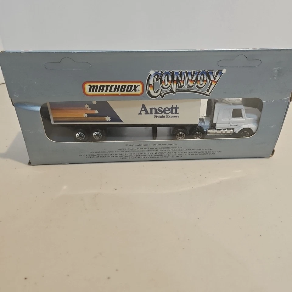 Matchbox Macau Convoy CY-16 Scania Double Container "ANSETT Freight", boxed - Image 4 of 4