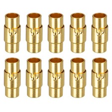 10Pcs Leather Cord End Clasp 5mm Hole Leather Clasps Jewelry Making Gold