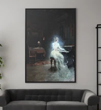 George Roux Spirit Canvas/Poster Wall Art - Living Room Painting Print