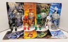New ListingLego Technic Bionicle (Onua, Tahu, Lewa, & Kopaka) Lot Of 4 Complete W/ Posters